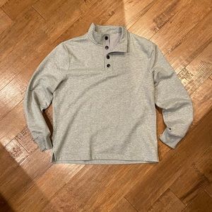 NWOT J. Crew fleece mockneck pullover